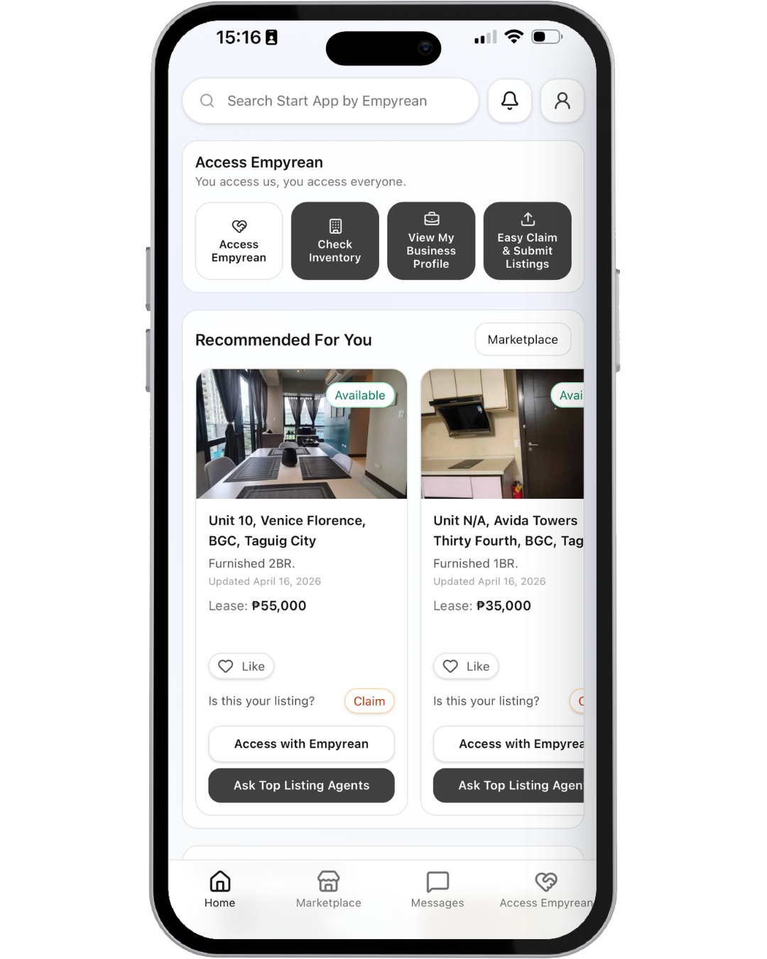 Start App on iPhone
